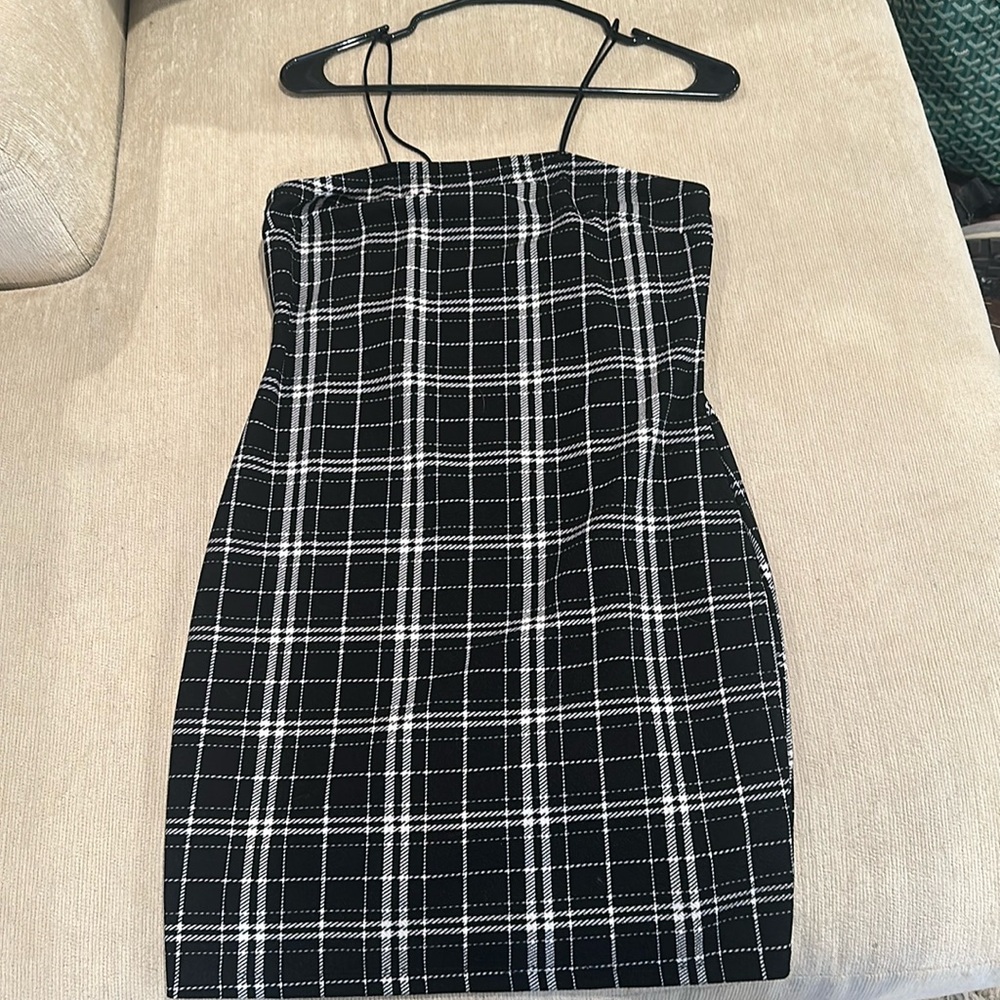 Plaid Mini Dress
